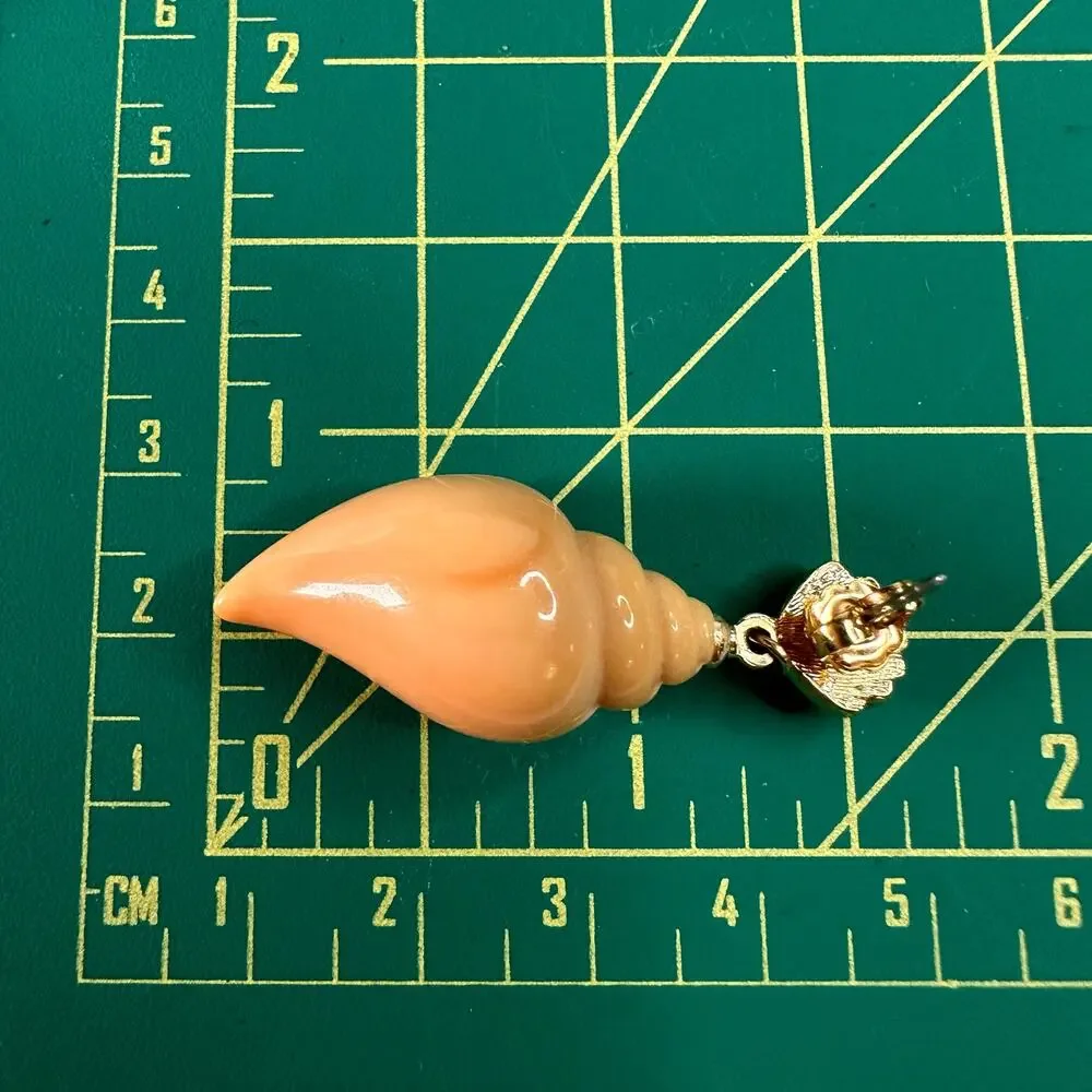 Conch stud earrings